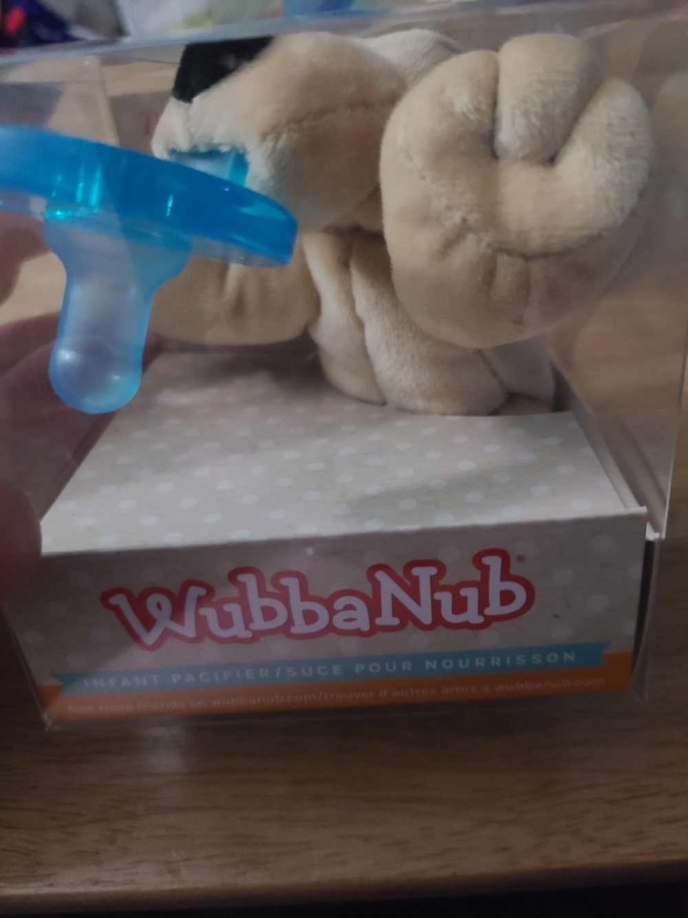 WubbaNub Blue Pacifier Plush